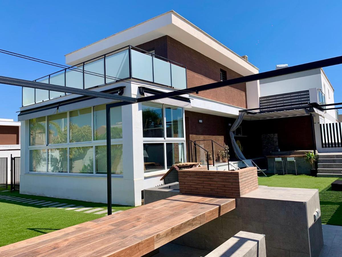 9 Moderna Villa Independiente -Jacuzzi- Gran Alacant Puerto Marino Exteriör bild